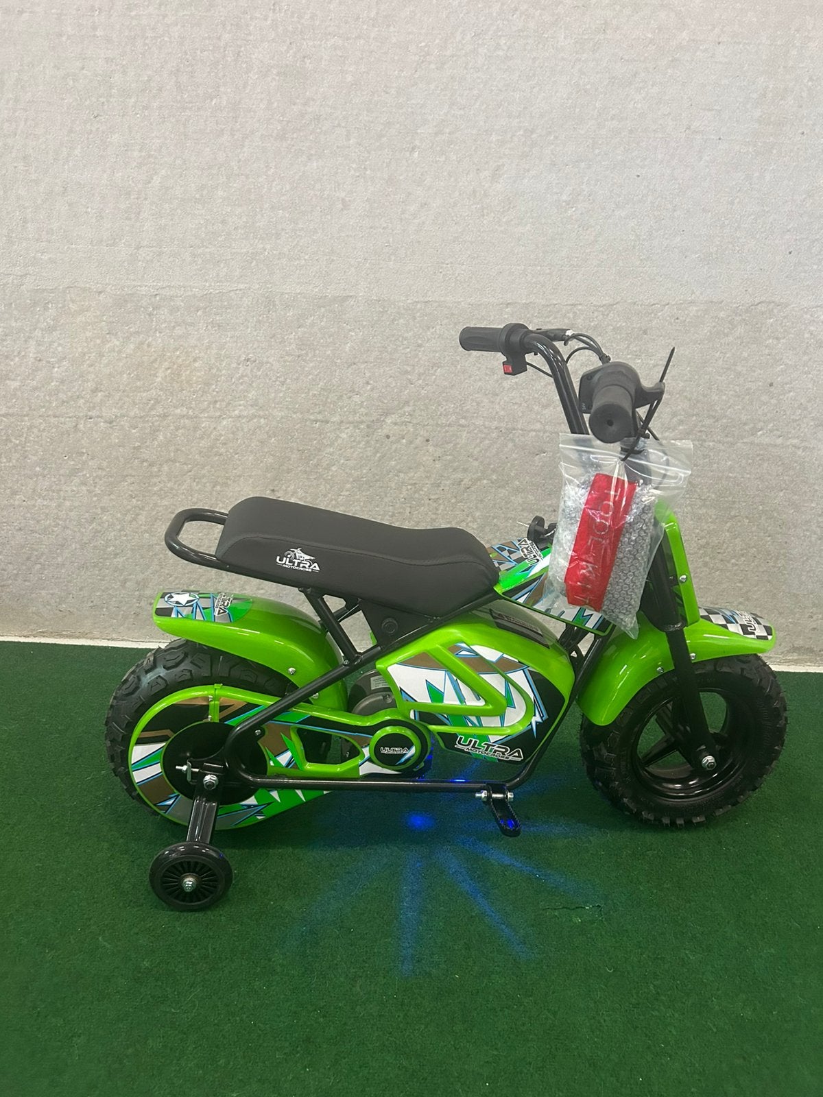 Nieuwe Ultra electrische groene monkeybike voor kinderen, Ultra, Nieuw, Afspraakpunt.nl, Afspraakpunt