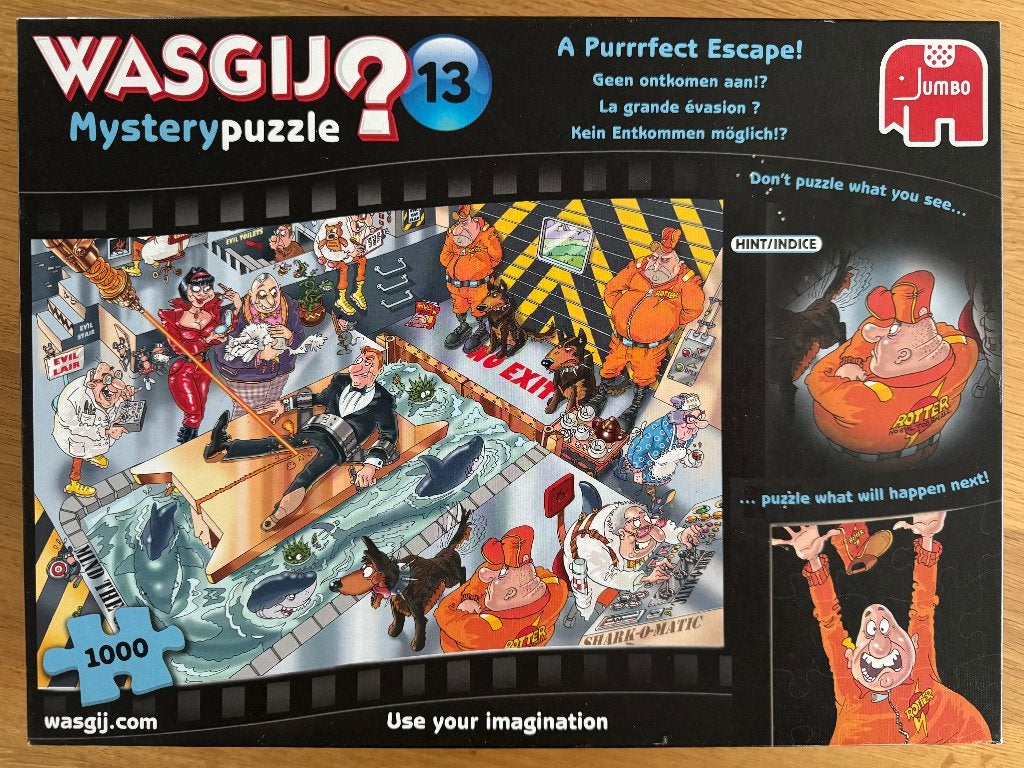 Wasgij puzzel Mystery nr. 13, 991 stukjes, Ophalen of Verzenden, 500 t/m 1500 stukjes, Gebruikt, Legpuzzel