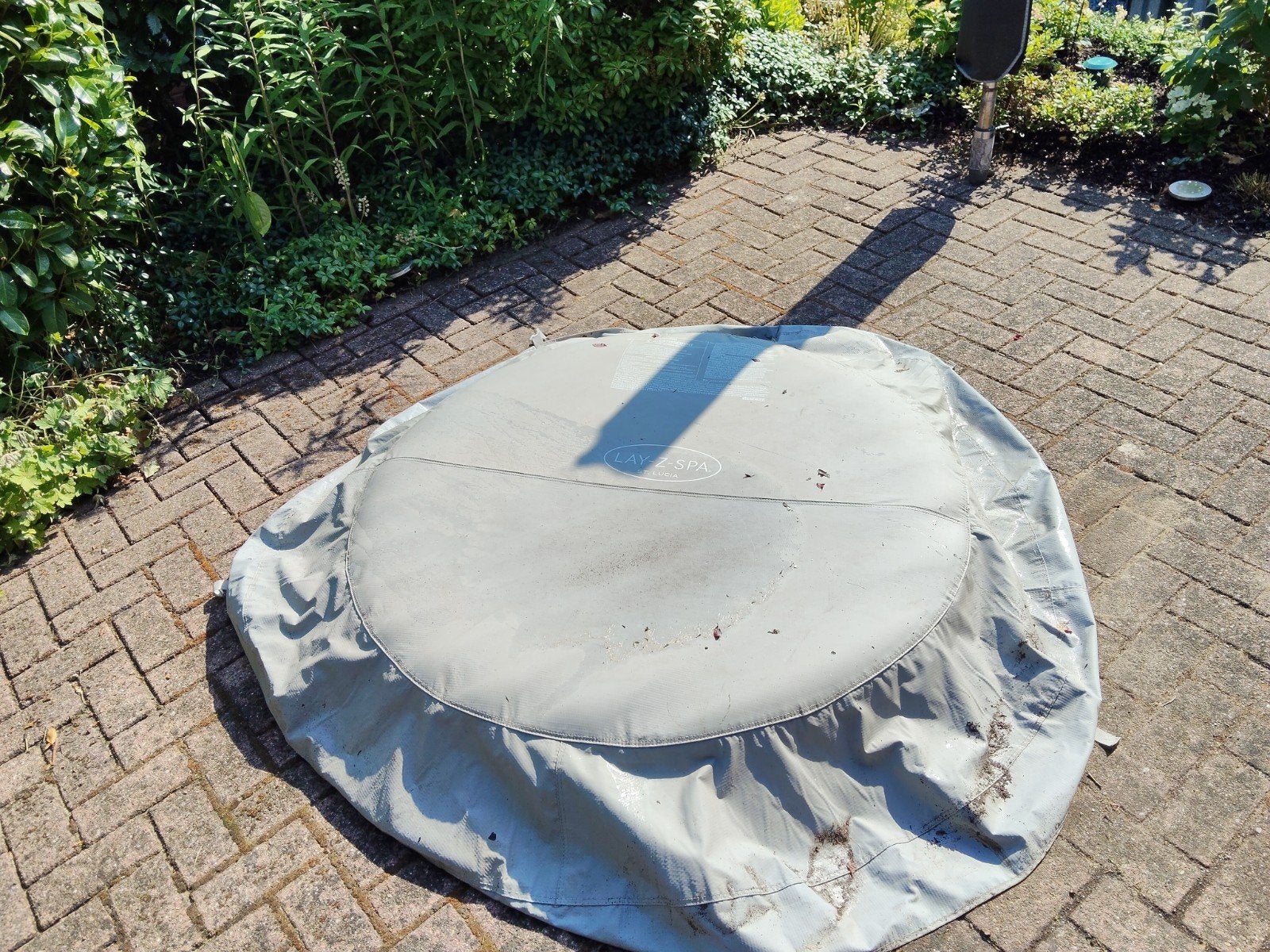 Lay-Z-Spa St. Lucia opblaasbare jacuzzi afdekhoes, Ophalen, Gebruikt, Afdekzeil, Opblaasbaar