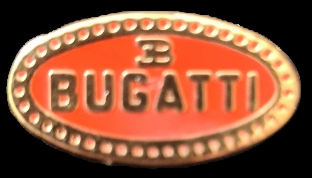 .Bugatti pin- rood emaille 24x12 mm, Verzamelen, Speldjes, Pins en Buttons, Ophalen of Verzenden, Nieuw, Transport, Speldje of Pin
