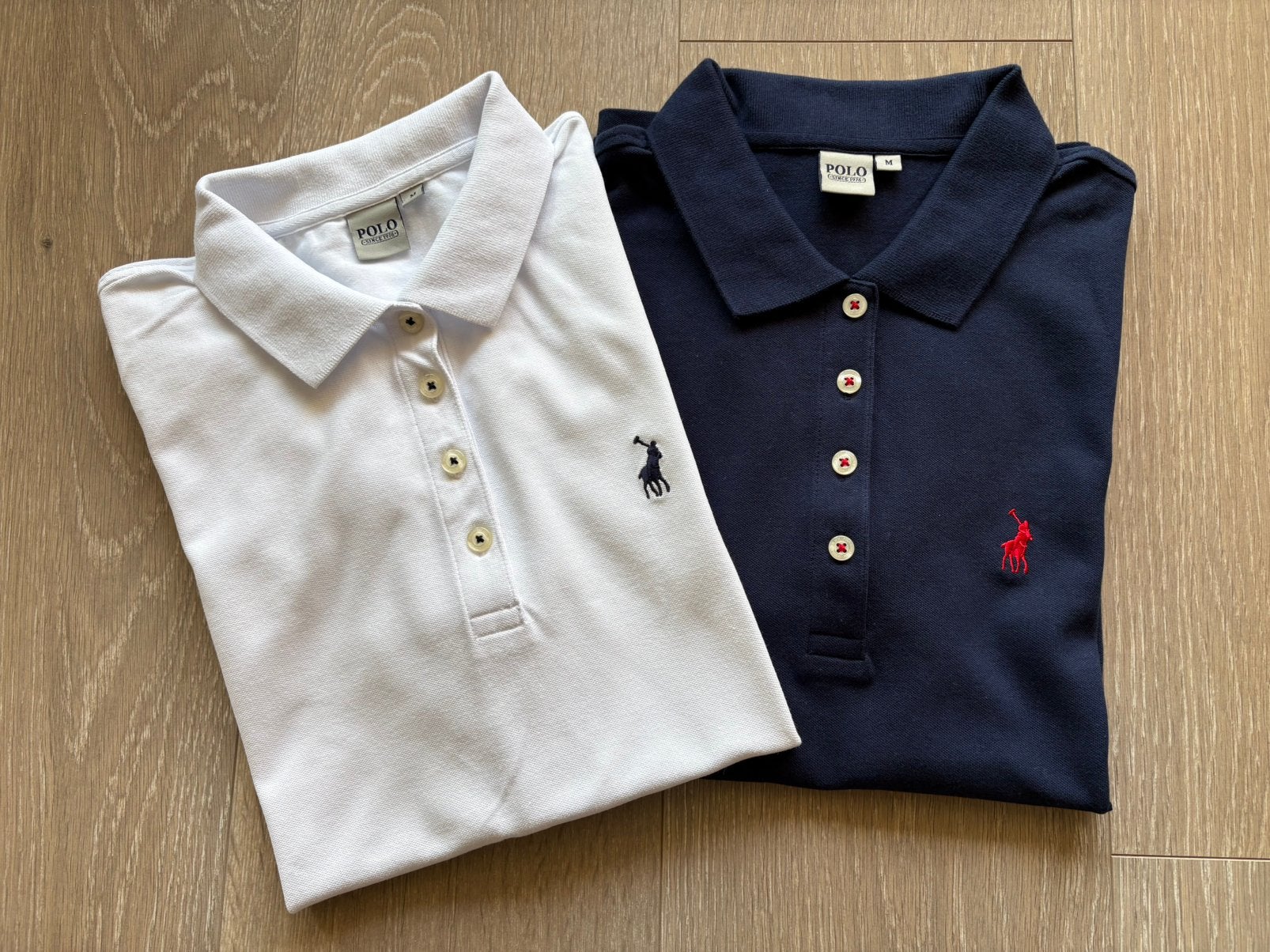 2 x Polo’s, maat M, Maat 38/40 (M), Blauw, Ophalen of Verzenden, Zo goed als nieuw