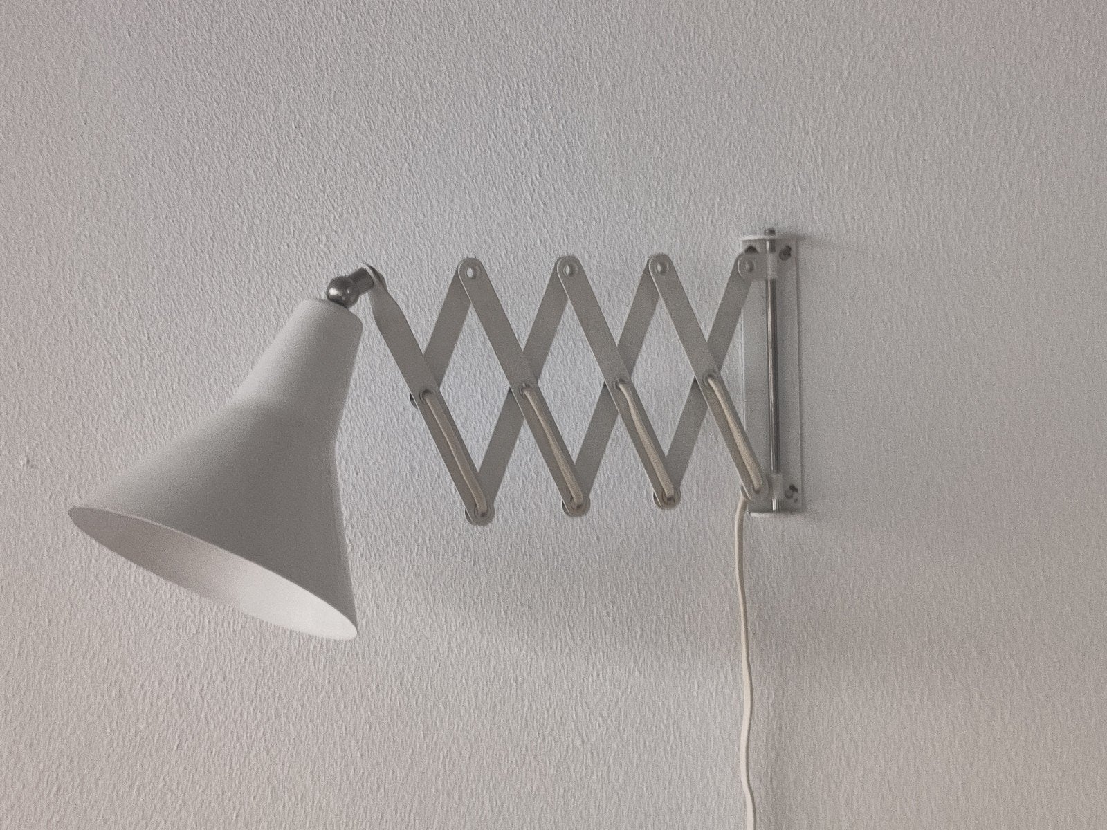 Vintage Anvia lamp Hoogervorst harmonica lampje wandlamp, Anvia, Gebruikt, ., Leeslamp