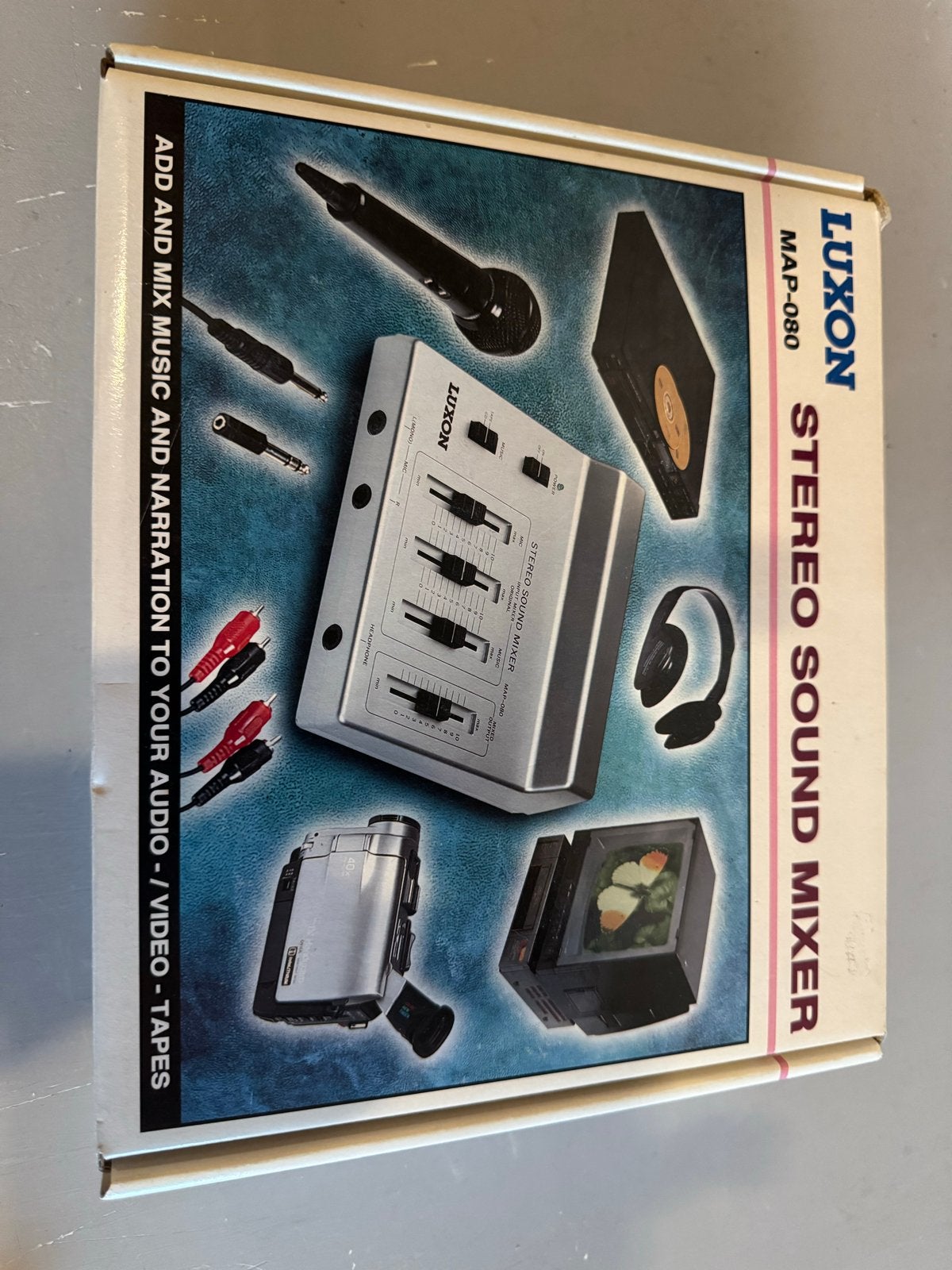 Luxon MAP-080 Stereo Sound Mixer met Microfoon - Nieuwstaat, Ophalen of Verzenden, Nieuw, Microfooningang