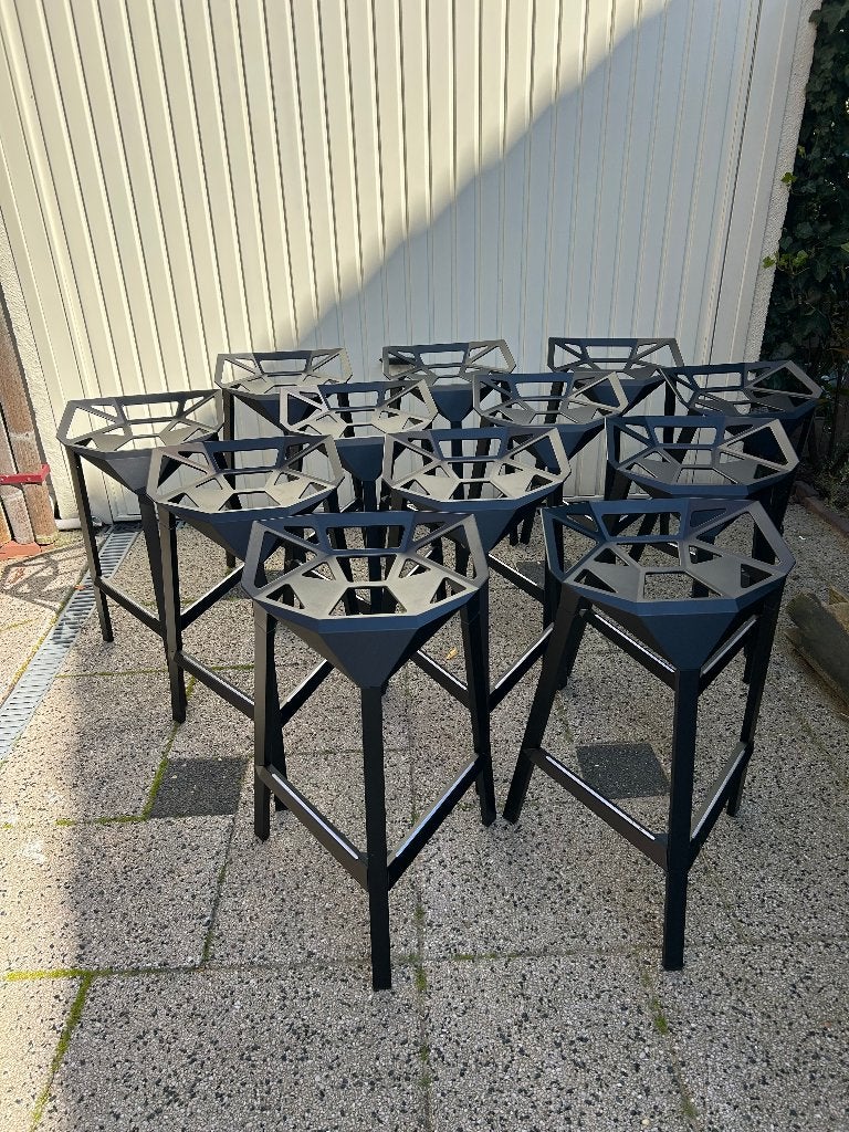 12 Magis One kruk krukken stool barkruk, Huis en Inrichting, Barkrukken, 5 krukken of meer, 60 tot 90 cm, Ophalen of Verzenden