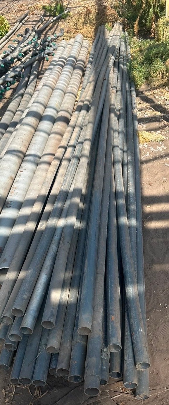 PVC buizen 50 mm, circa 6,5 meter lengte, Ophalen, Gebruikt, Pvc, 6 meter of meer