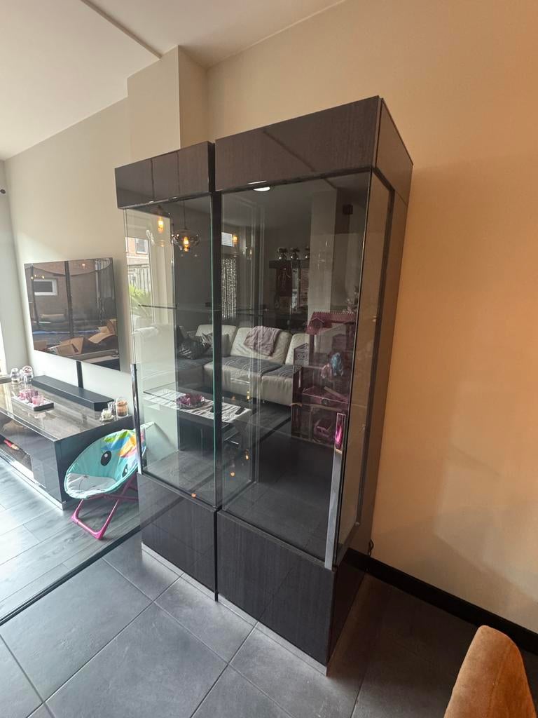 ALF GROUP MONTE CARLO Cabinet vitrinekasten, Ophalen, Gebruikt, 50 tot 100 cm, Italiaans