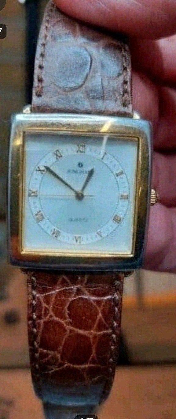 Junghans horloge. Vintage., Verzenden, Leer, Overige merken