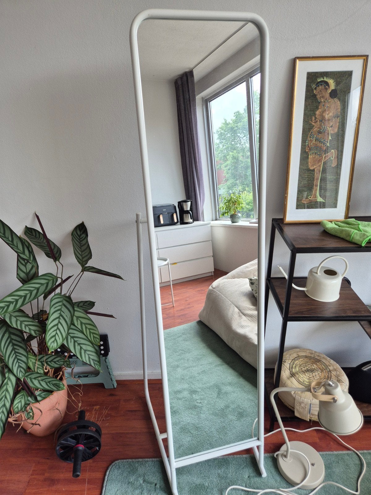 IKEA VÄSTANÅ spiegel, wit, 40x160 cm, Ophalen, Minder dan 50 cm, Zo goed als nieuw, Minder dan 100 cm
