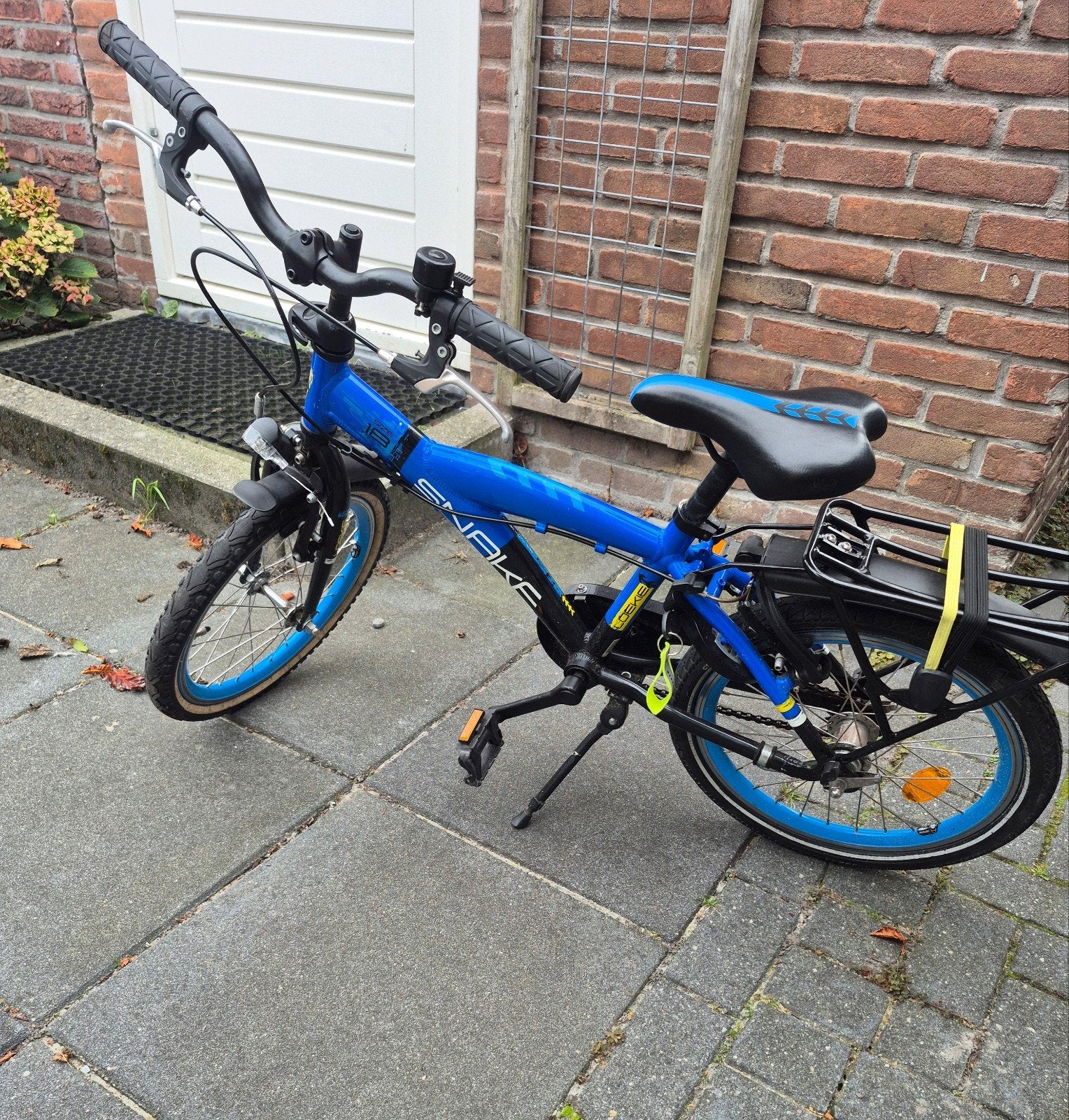 jongens fiets 18 inch, Ophalen, Terugtraprem, Gebruikt, Handrem
