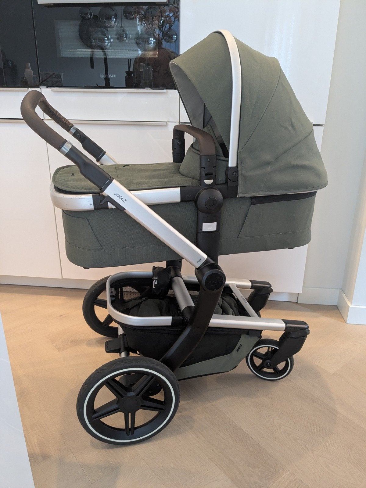 Joolz day+ marvellous green, Zo goed als nieuw, Combiwagen, Met autostoeltje, Ophalen
