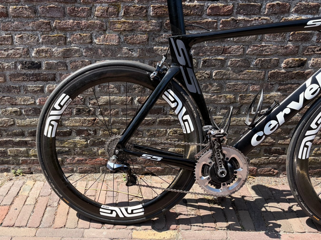 Cervélo S5 Full Carbon. Maat 56 – Dura Ace Di2 – ENVE Wielen, Fietsen en Brommers, Fietsen | Racefietsen, Carbon, Zo goed als nieuw
