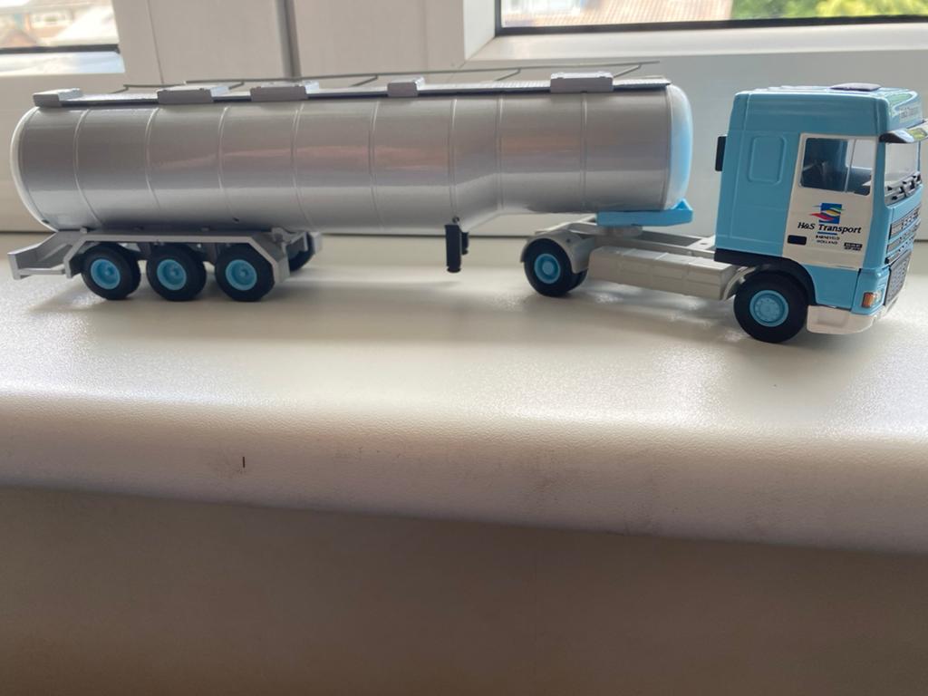 Daf tank op legger uit barneveld, Ophalen of Verzenden, Zo goed als nieuw, Bus of Vrachtwagen, Lion Toys