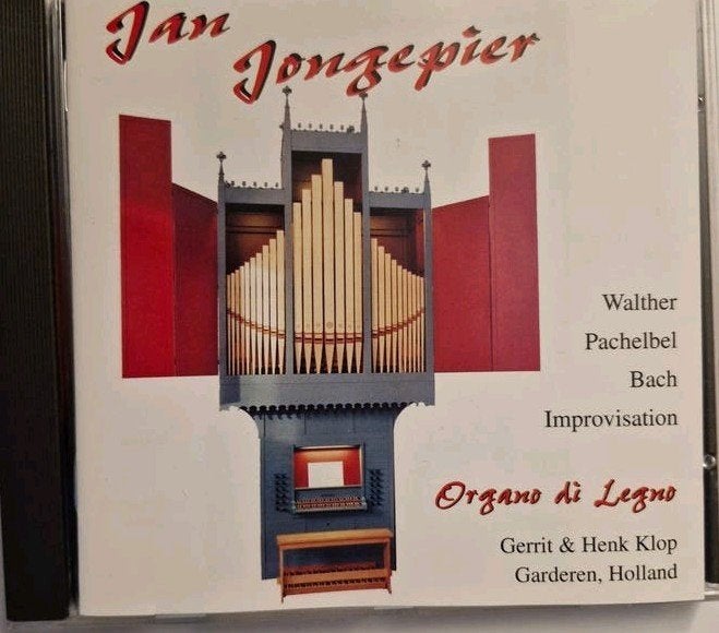CD Jan Jongepier - Organs by Klop Garderen, Inclusief boekje, Gebruikt, Overige typen, Ophalen of Verzenden