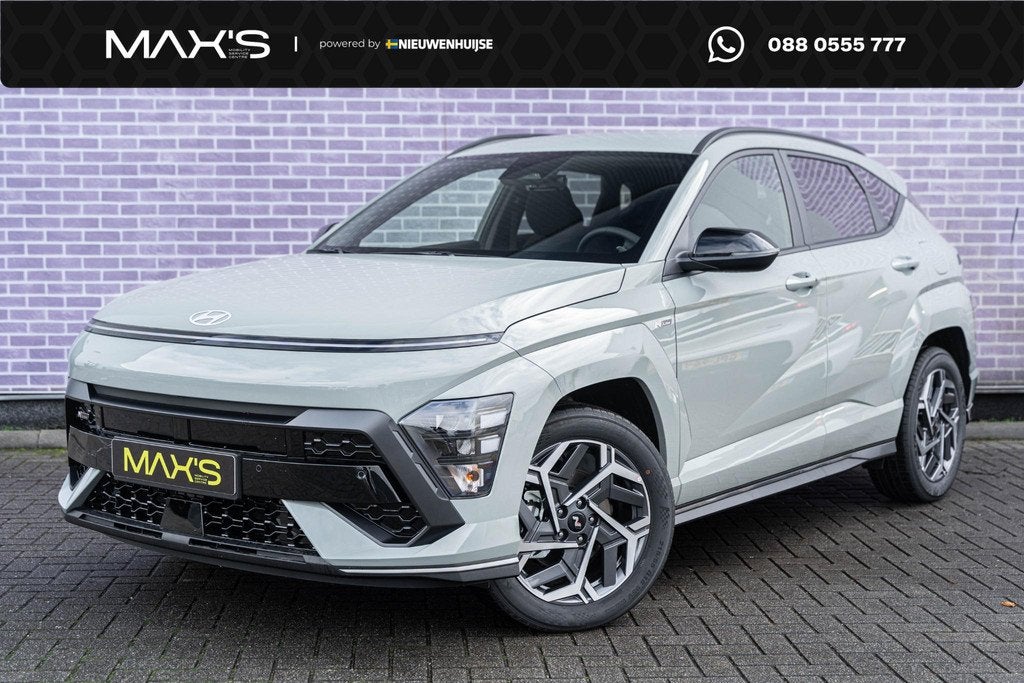 Hyundai Kona 1.6 GDI HEV N Line | Adaptive Cruise Control |, Auto's, Stof, Gebruikt, Euro 6, SUV of Terreinwagen