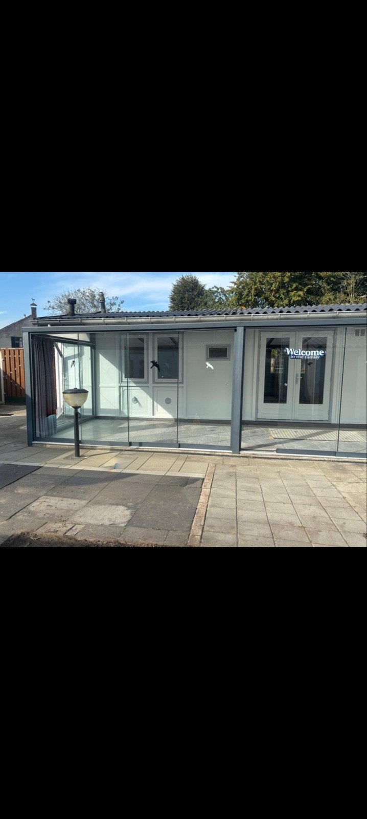 Glazen Veranda/Serre 6m breed x 3m diep, Ophalen, Zo goed als nieuw