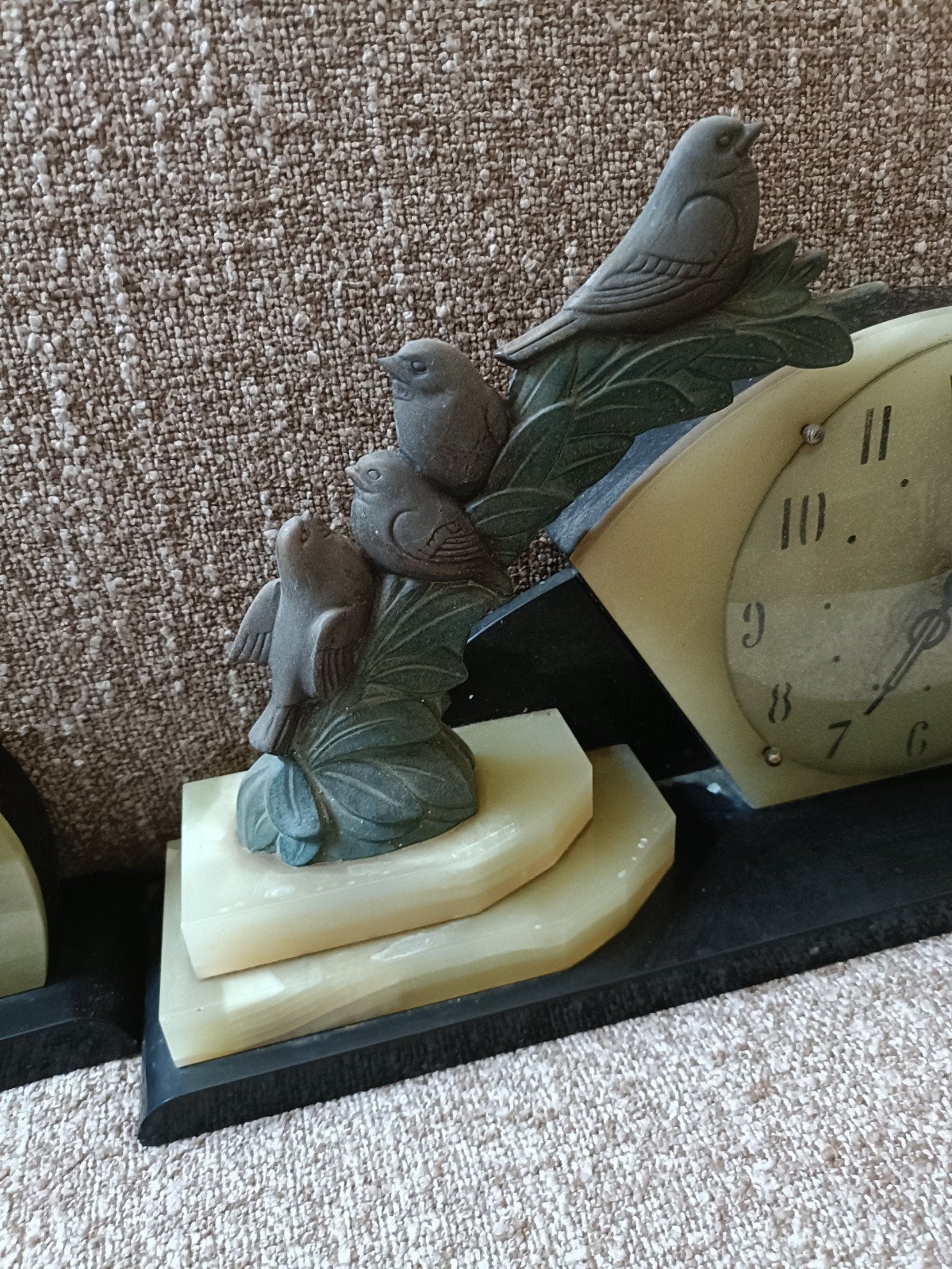 Franse Art Deco Klok uit de jaren '30 - Uurwerk defect, Ophalen