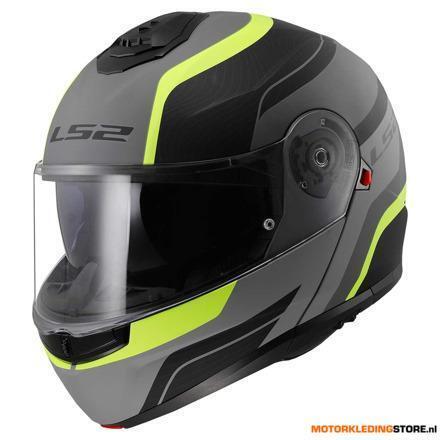 LS2 FF908 STROBE II ORION Systeemhelm, Zwart-Fluor, Ophalen of Verzenden, Nieuw met kaartje