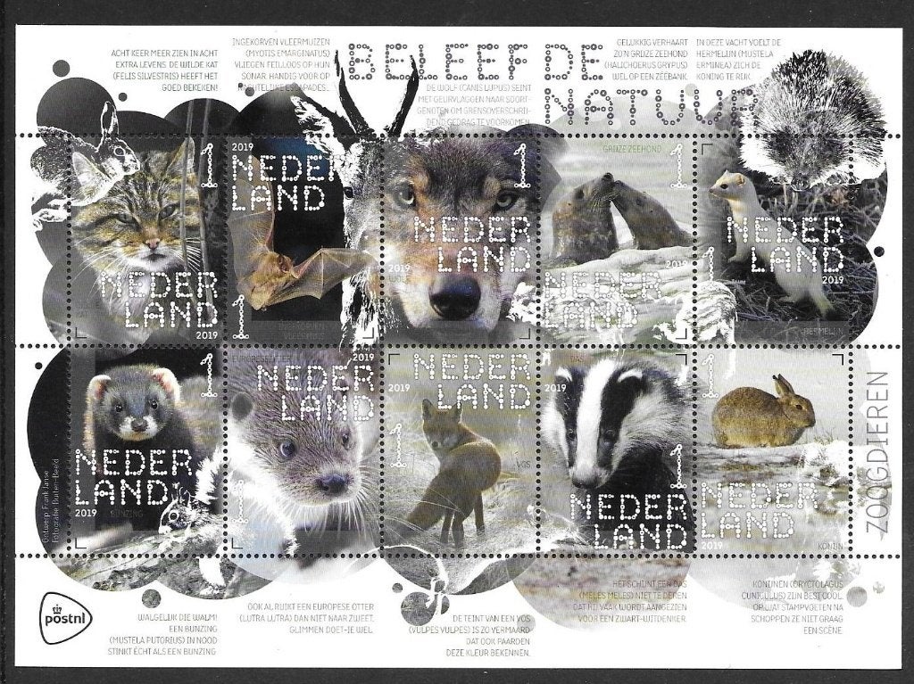 Vel Beleef de natuur Zoogdieren no V3711, postrfris, Postzegels en Munten, Ophalen of Verzenden, Postfris