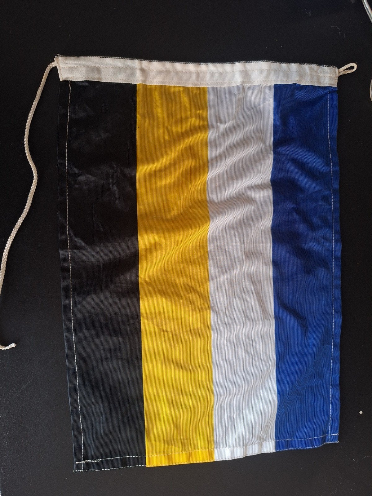 Dokkumer bootvlag - Dokkum vlag voor boot, Ophalen of Verzenden, Gebruikt, Toebehoren