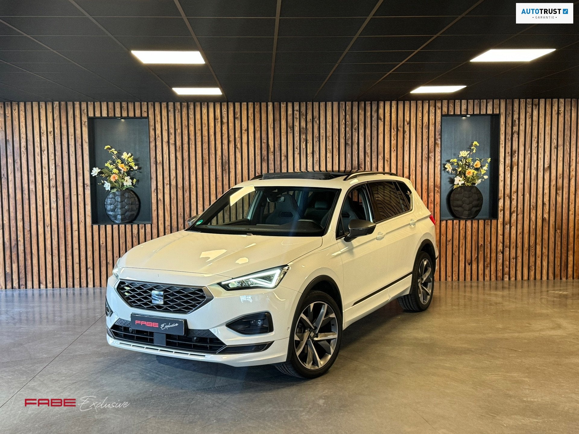Seat TARRACO 1.5 TSI FR Business Intense 7p / Memory / Pano, Auto's, Euro 6, 4 cilinders, 150 pk, Wit
