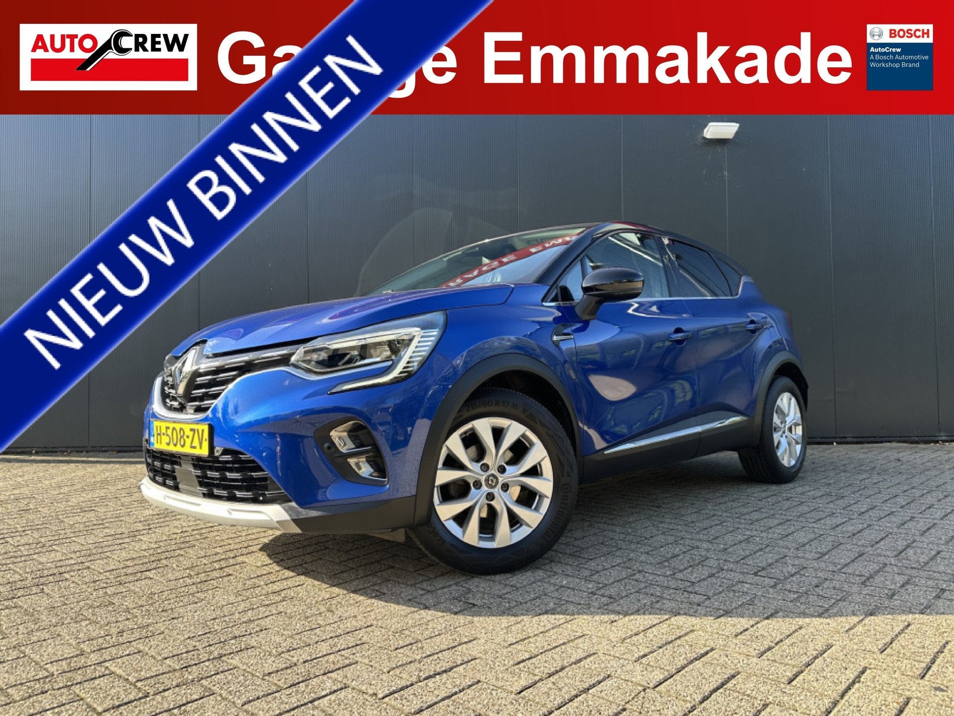 Renault Captur 1.3 TCe 130 Intens | Camera | Cruise | Navi, 12 maanden, Gebruikt, 4 cilinders, Blauw