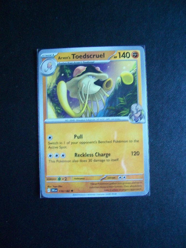 2327. Nieuwe Pokemon Kaart ARVEN's TOEDSCRUEL HP 140 110/182, Verzenden, Nieuw, Losse kaart