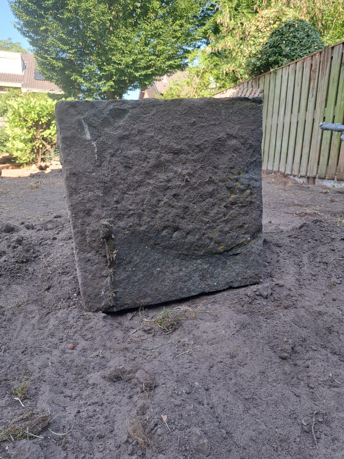 Grote natuursteen kei, zijn er 2, voor tuin of decoratie, Tuin en Terras, Ophalen, Gebruikt, Overige typen
