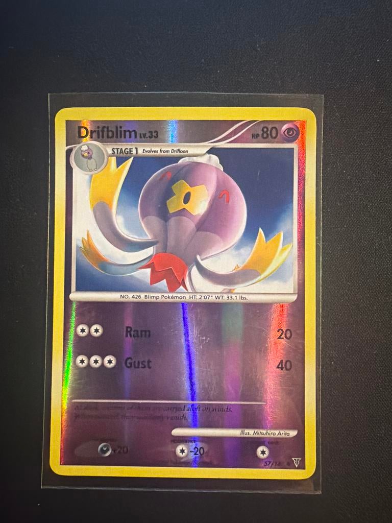 Drifblim 57/147, Ophalen of Verzenden, Gebruikt, Losse kaart, Foil