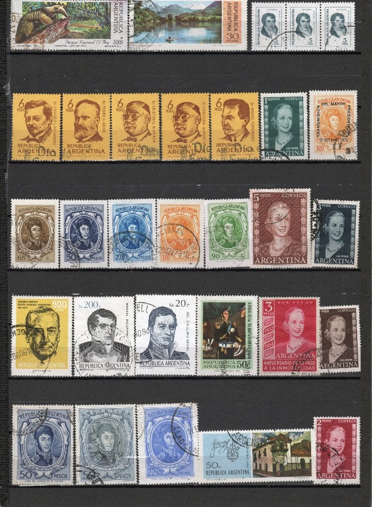 Argentinië kavel 180, Verzenden, Gestempeld, Noord-Amerika