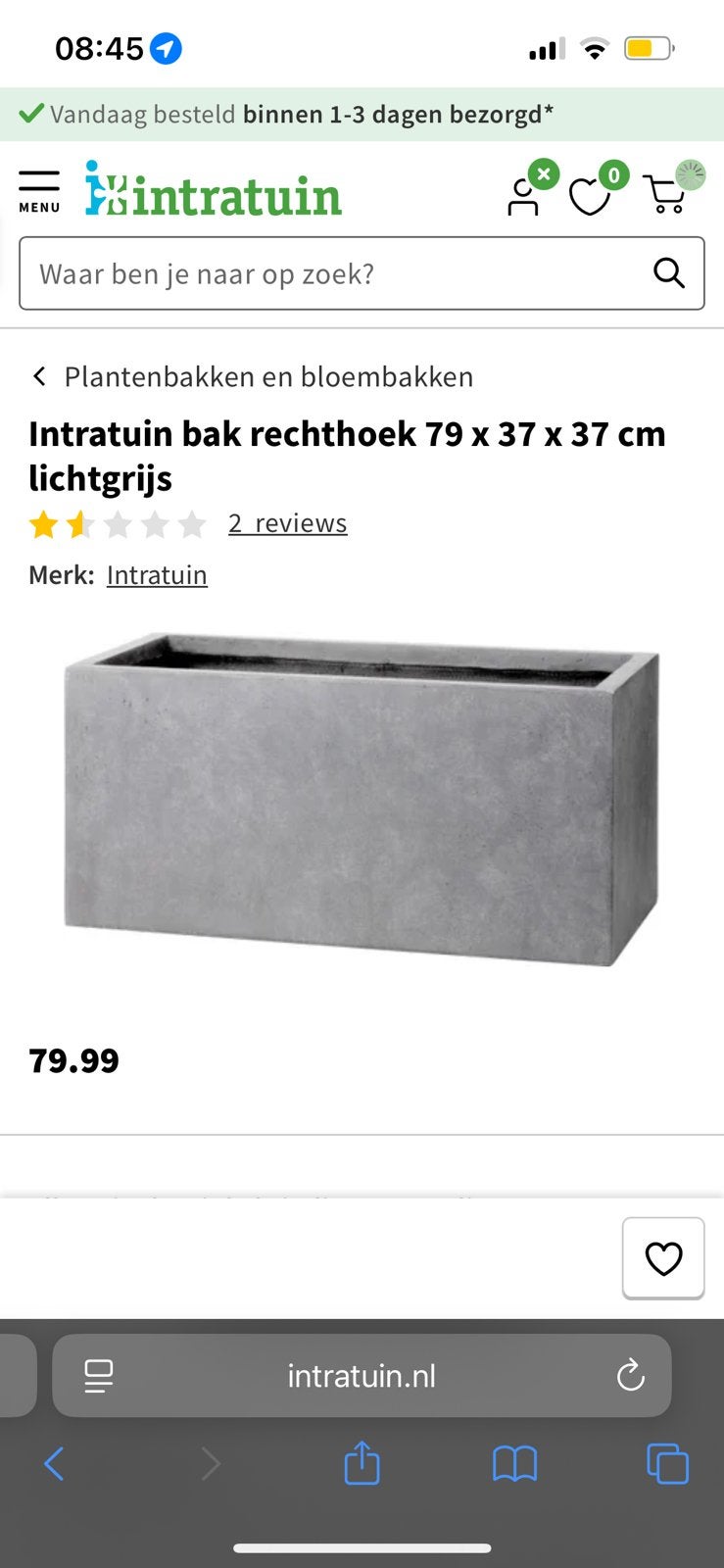 Stenen plantenbak, Ophalen, Steen, Minder dan 30 cm, Rond