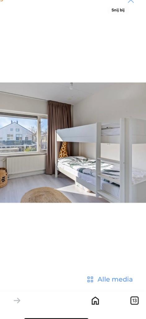 Stapelbed, Huis en Inrichting, Slaapkamer | Stapelbedden en Hoogslapers, Ophalen of Verzenden, Tweepersoons, 90 cm, Stapelbed