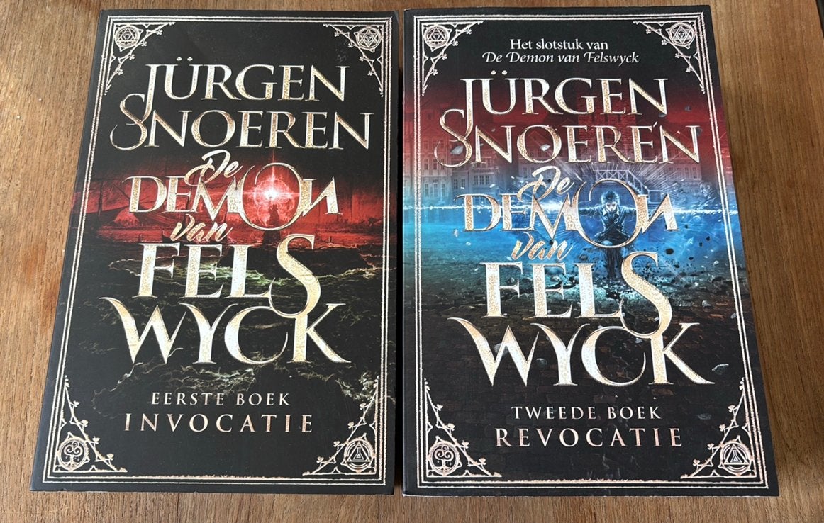 Jurgen snoeren de demon van felswyck deel 1 en 2, Ophalen of Verzenden, Zo goed als nieuw