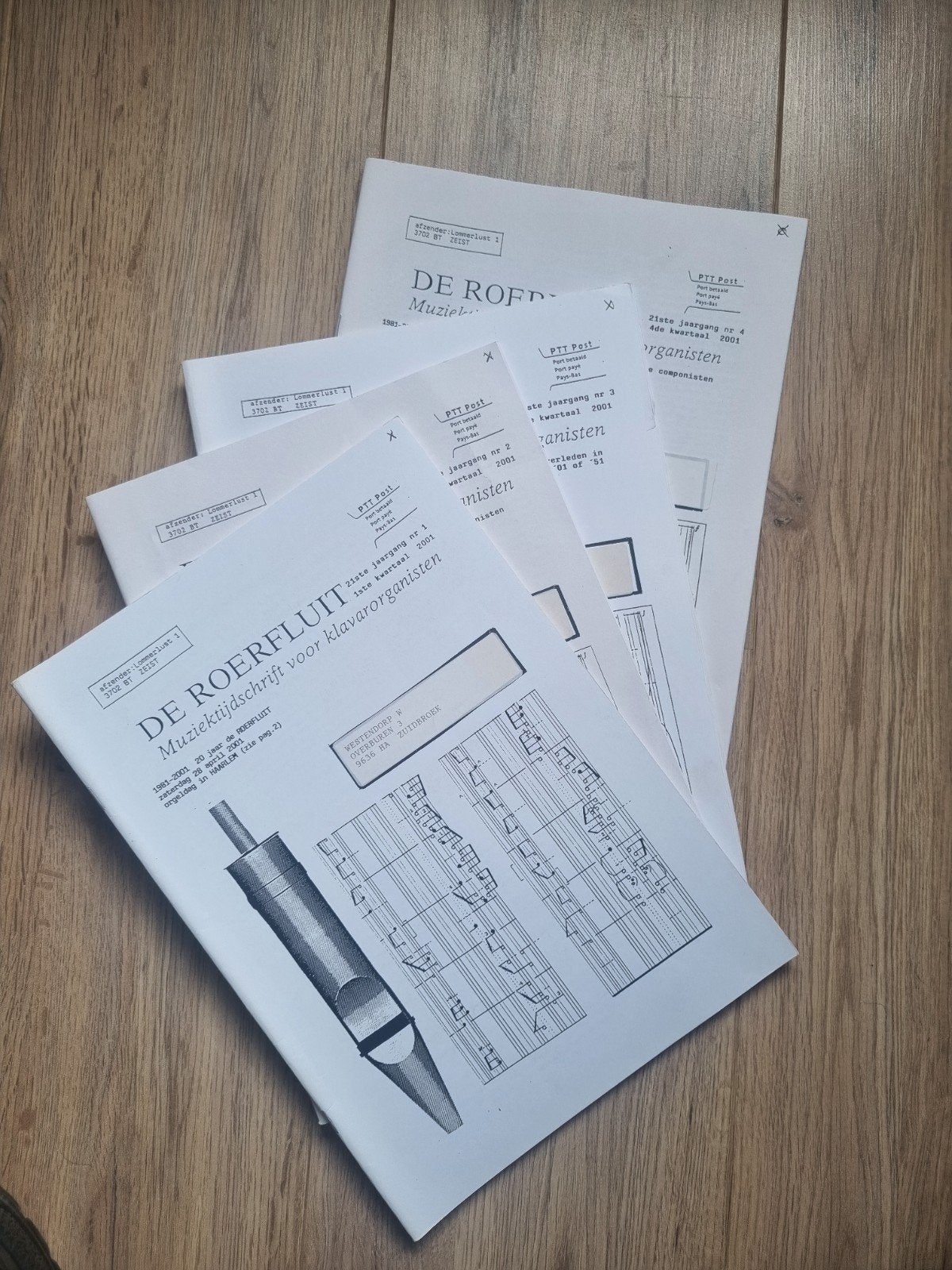 Klavarskribo, De Roerfluit, 2001 4, bundeltjes, Muziek en Instrumenten, Ophalen of Verzenden, Gebruikt, Artiest of Componist, Religie en Gospel