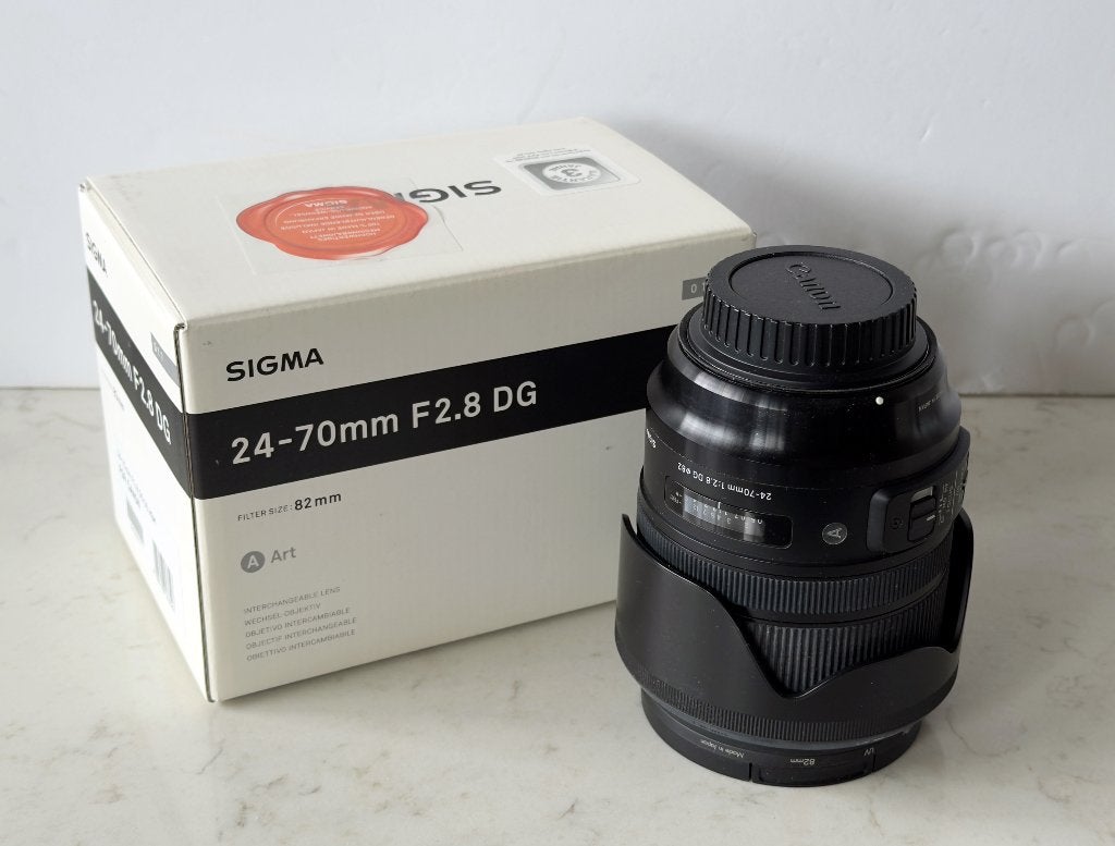 Sigma 24-70mm F/2.8 DG OS HSM Art Canon EF objectief., Audio, Tv en Foto, Fotografie | Lenzen en Objectieven, Sigma, Beeldstabilisatie