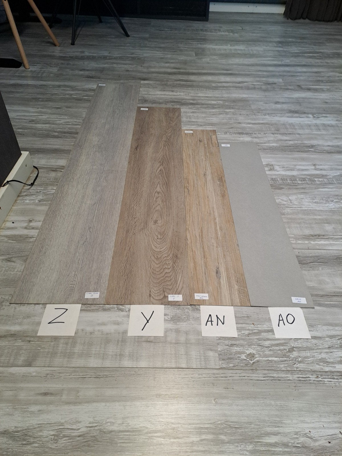 diverse restjes pvc laminaat, Ophalen, Overige materialen, 50 tot 150 cm, Minder dan 5 m²
