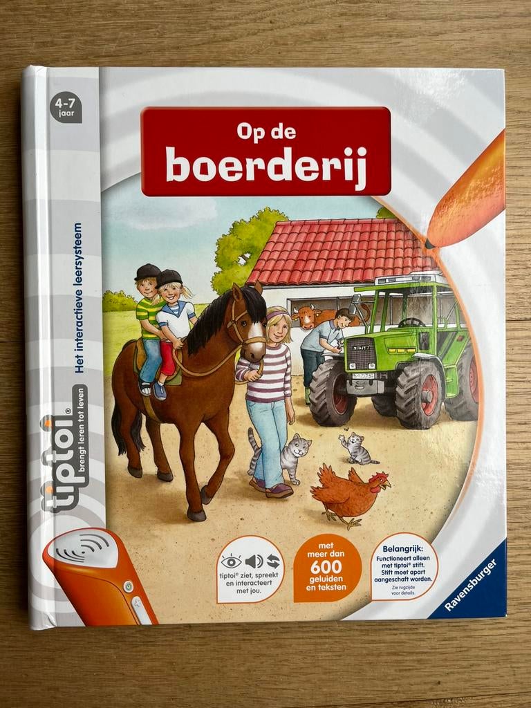 Ravensburger tiptoi Op de boerderij, Kinderen en Baby's, Speelgoed | Educatief en Creatief, Ophalen of Verzenden, Gebruikt, Taal en Lezen