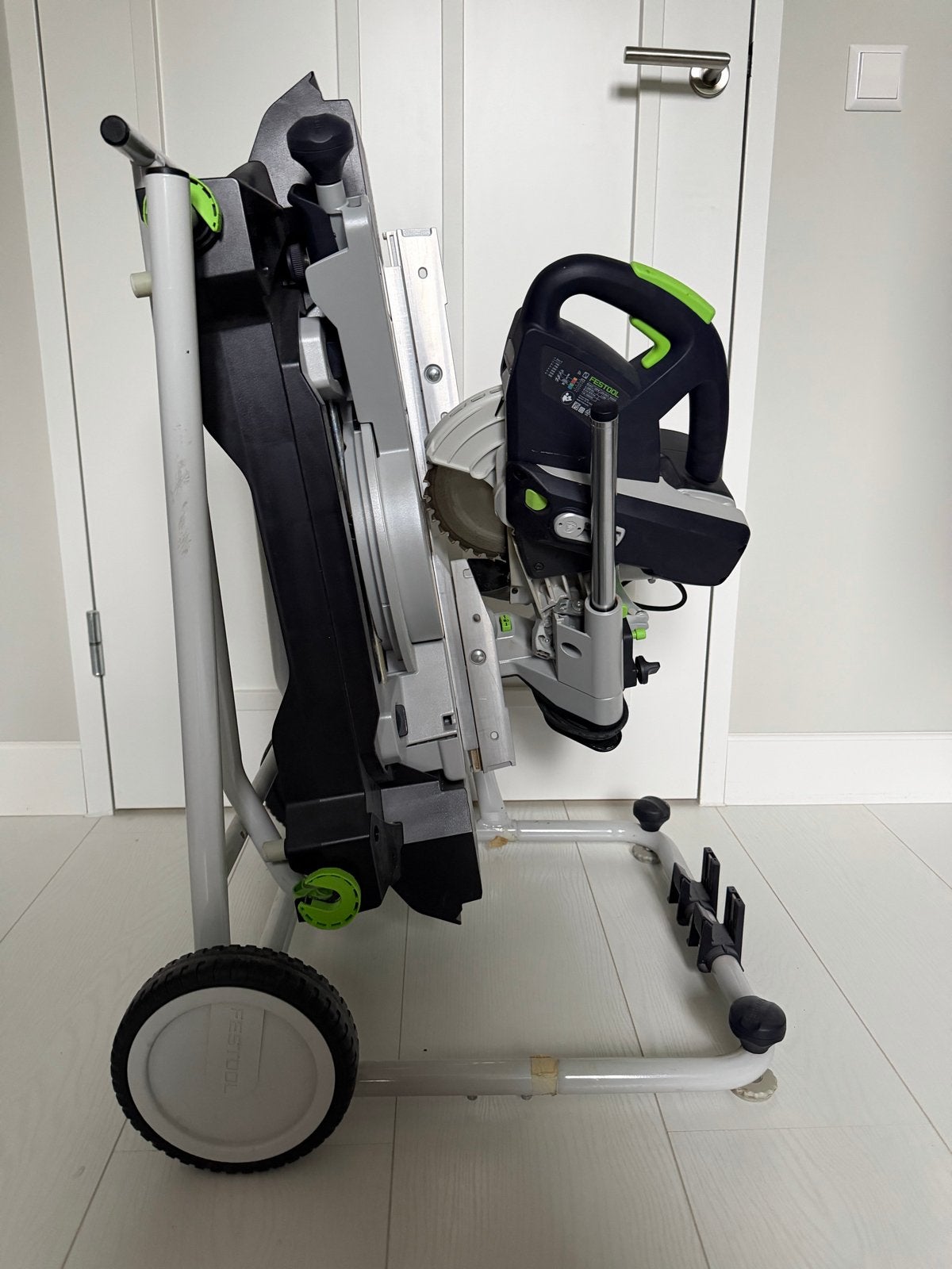 Festool Afkortzaag KS60E met verrijdbaar frame, Doe-het-zelf en Verbouw, Gereedschap | Zaagmachines, Ophalen, 70 mm of meer, Zo goed als nieuw