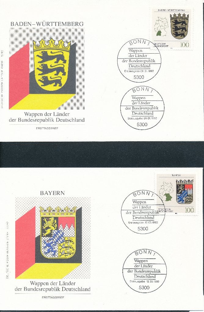 90 onbeschreven FDC's Duitsland 1993-1999 (deel 1), Postzegels en Munten, Ophalen of Verzenden, Onbeschreven, Europa