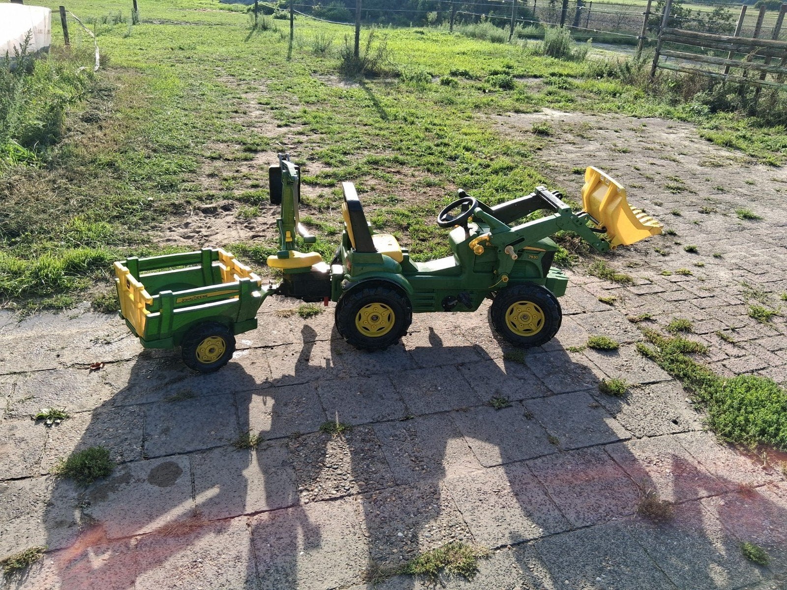 John Deere traptractor met aanhanger, Ophalen, Zo goed als nieuw, Overige merken