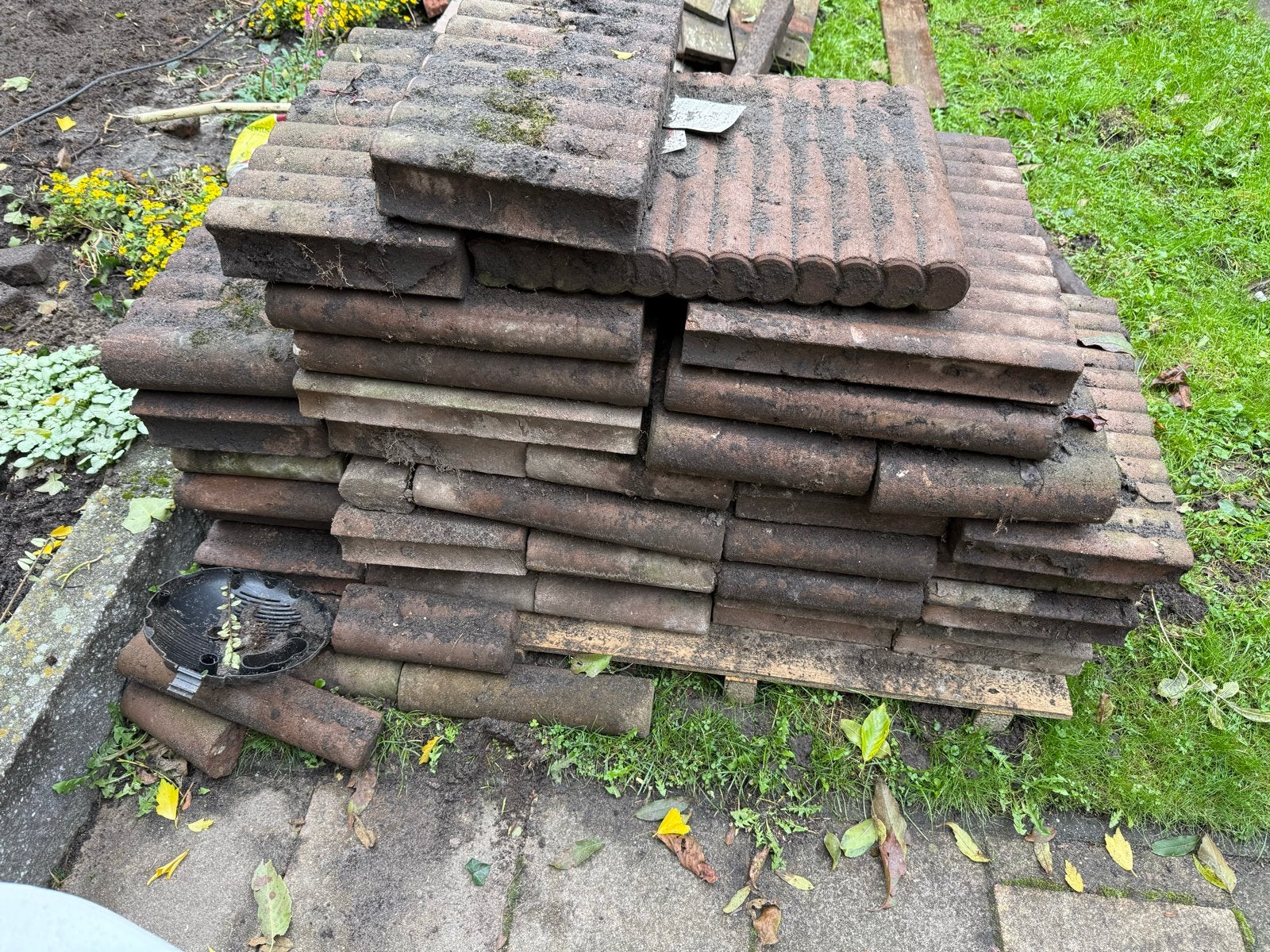 Gratis opsluitbanden Beton - Diverse Maten Afhalen, Ophalen, Gebruikt, Beton, Klinkers