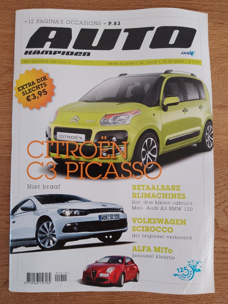 Autokampioen 14-15 2008 Citroën C3 Picasso, Scirocco, Ophalen of Verzenden, Nieuw, Citroën