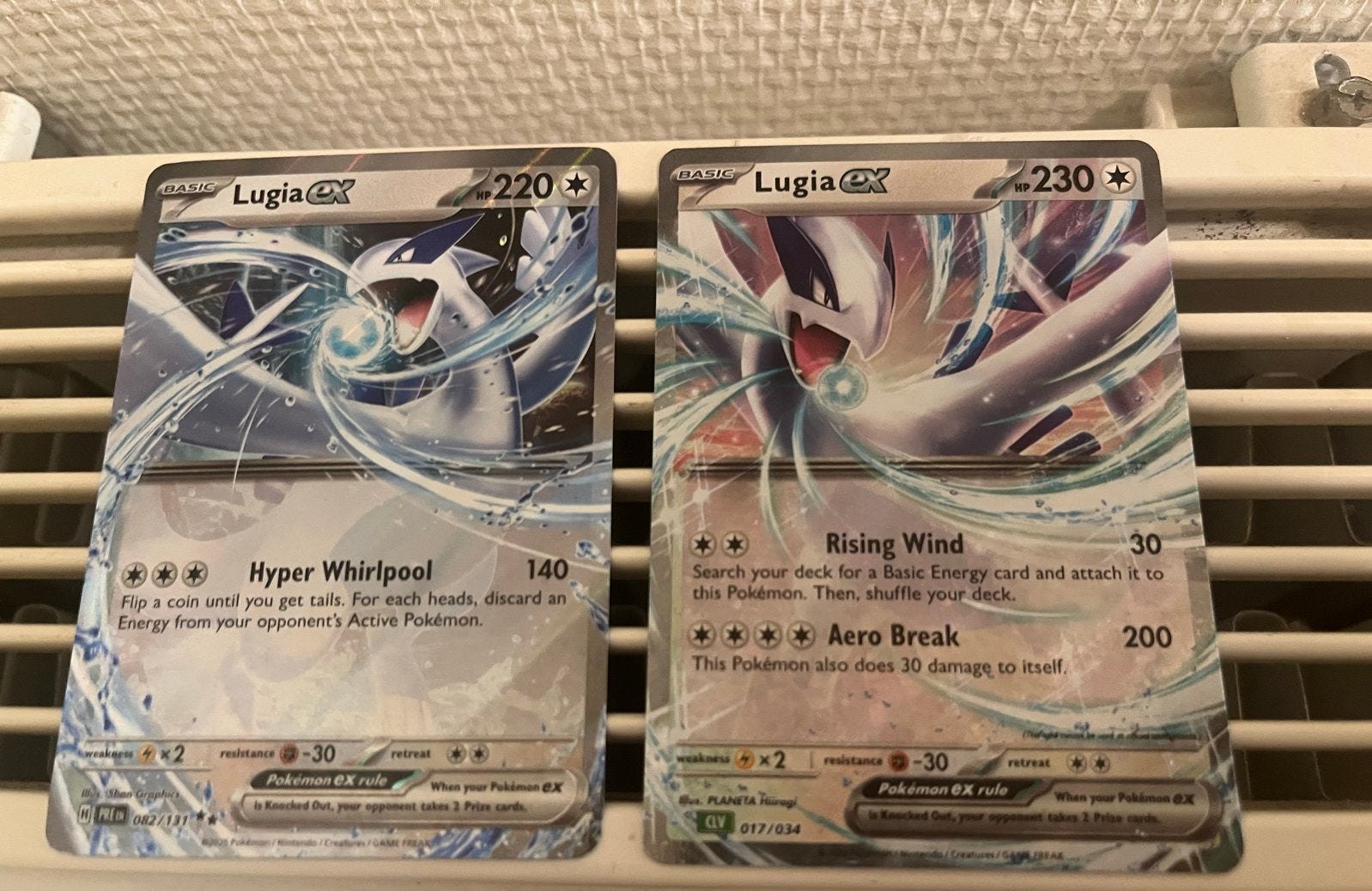 Lugia EX Pokémon Kaart - Full Art Foil, Ophalen of Verzenden, Zo goed als nieuw, Meerdere kaarten, Foil