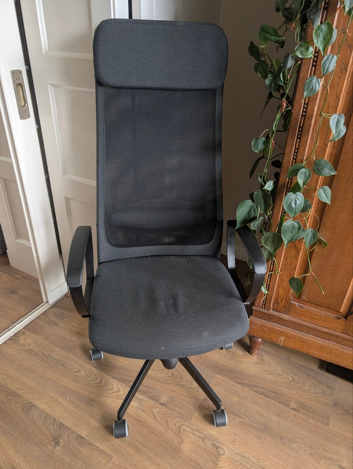 Ikea Markus Bureastoel gebruikt, Ophalen, Gebruikt, Zwart