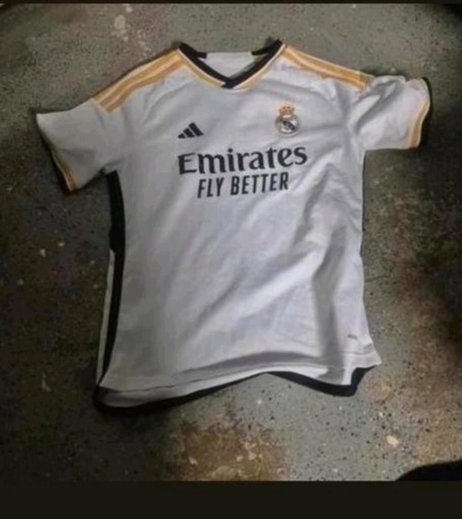 Real madrid voetshirt maat 164, Ophalen, Zo goed als nieuw, Jongen of Meisje, Shirt of Longsleeve