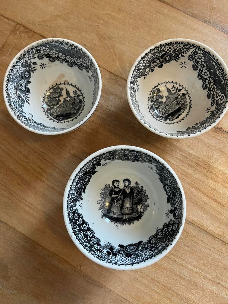 3 kleine kommetjes decor Orphans, Antiek en Kunst, Ophalen