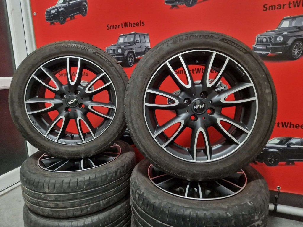16 inch MINI COOPER S ONE JWC VELGEN EN BANDEN