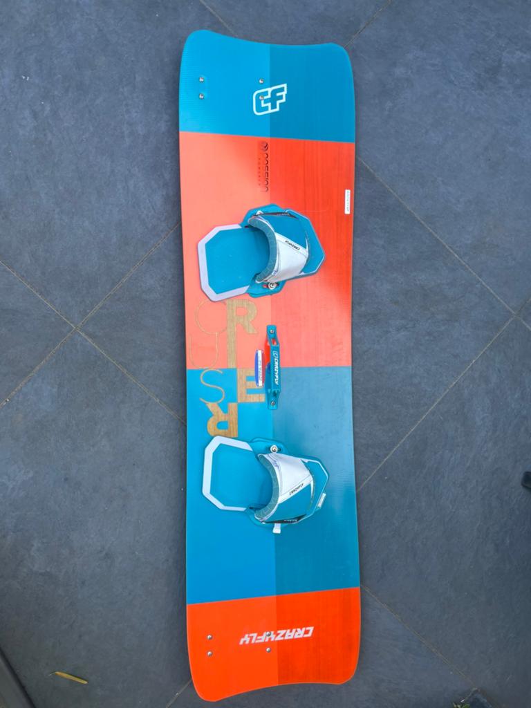 Crazyfly Cruiser LW 160x42.5 als nieuw, Watersport en Boten, Twintip, Ophalen, Zo goed als nieuw, Kiteboard