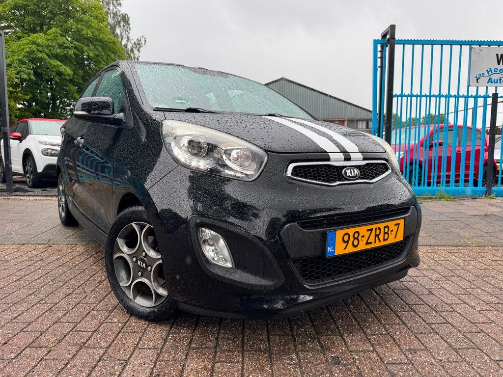 Kia Picanto 1.0 CVVT Design A-C Elek Pakket Led Lmv Pdc, Voorwielaandrijving, Euro 5, Stof, Gebruikt