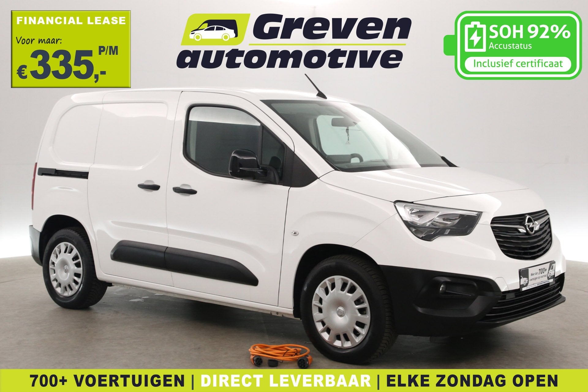 Citroën E-Berlingo Opel Combo-e 50 kWh | Snelladen | SOH 92, Gebruikt, 750 kg, Citroën, 275 km