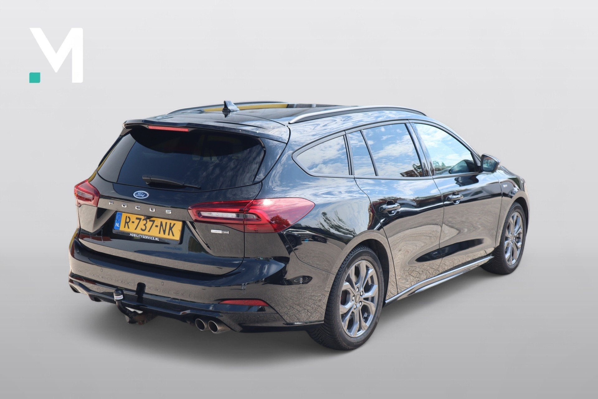 Ford Focus Wagon 1.0 EcoBoost Hybrid ST Line Style LED Virtu, Gebruikt, Euro 6, Zwart, Origineel Nederlands